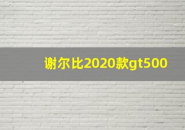 谢尔比2020款gt500