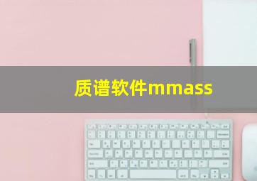 质谱软件mmass