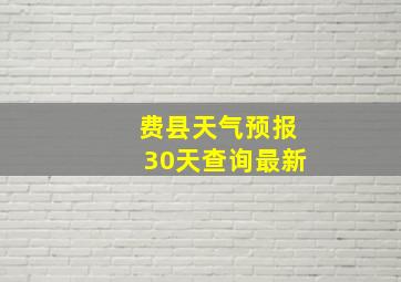 费县天气预报30天查询最新