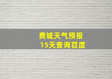 费城天气预报15天查询百度