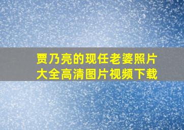 贾乃亮的现任老婆照片大全高清图片视频下载