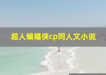 超人蝙蝠侠cp同人文小说