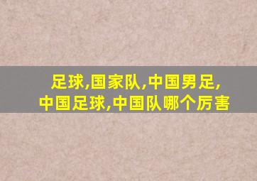 足球,国家队,中国男足,中国足球,中国队哪个厉害