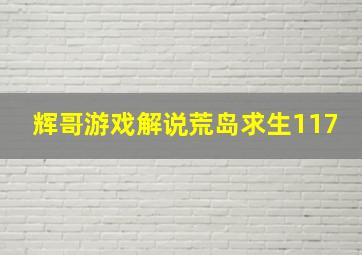 辉哥游戏解说荒岛求生117