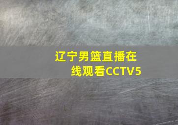 辽宁男篮直播在线观看CCTV5