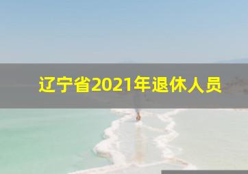 辽宁省2021年退休人员