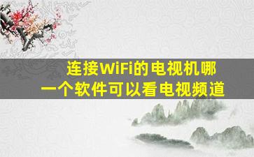 连接WiFi的电视机哪一个软件可以看电视频道