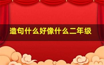 造句什么好像什么二年级