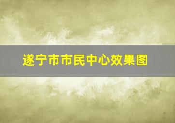 遂宁市市民中心效果图