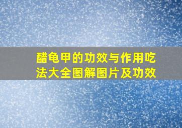 醋龟甲的功效与作用吃法大全图解图片及功效