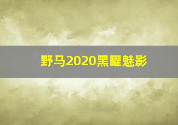 野马2020黑曜魅影