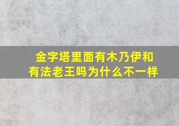 金字塔里面有木乃伊和有法老王吗为什么不一样