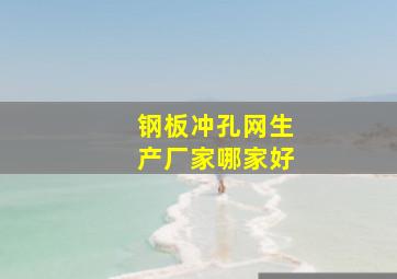 钢板冲孔网生产厂家哪家好