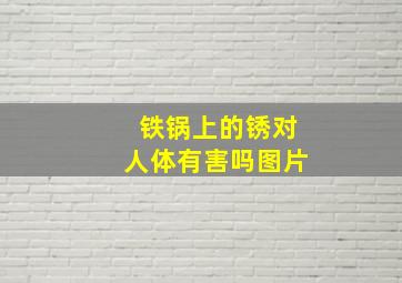 铁锅上的锈对人体有害吗图片