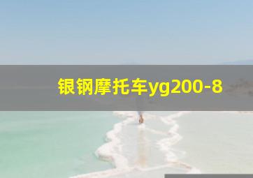 银钢摩托车yg200-8