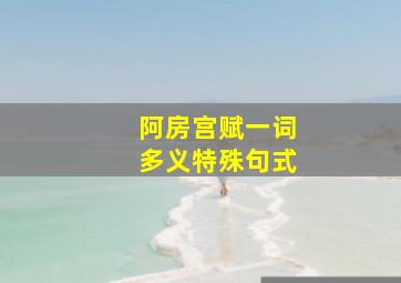 阿房宫赋一词多义特殊句式