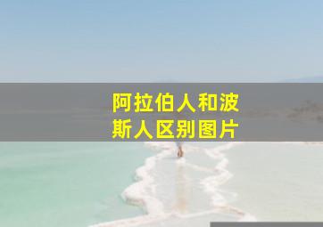 阿拉伯人和波斯人区别图片