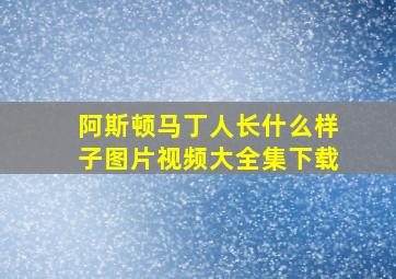 阿斯顿马丁人长什么样子图片视频大全集下载