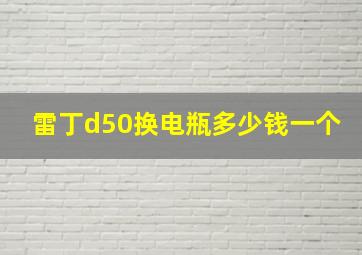 雷丁d50换电瓶多少钱一个