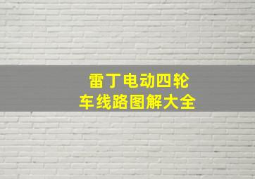 雷丁电动四轮车线路图解大全