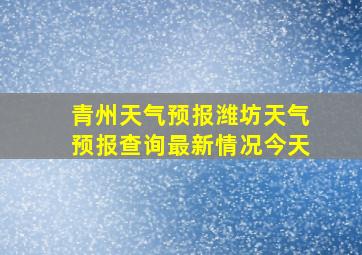 青州天气预报潍坊天气预报查询最新情况今天