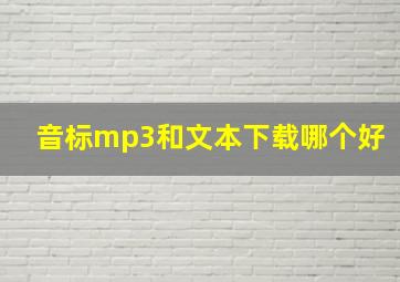 音标mp3和文本下载哪个好