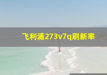 飞利浦273v7q刷新率