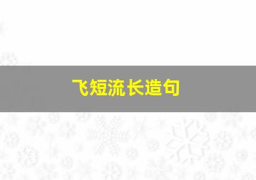 飞短流长造句