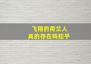 飞翔的荷兰人真的存在吗知乎