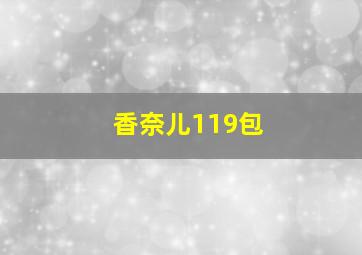 香奈儿119包