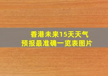 香港未来15天天气预报最准确一览表图片