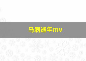 马刺逝年mv