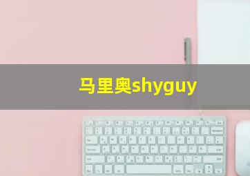 马里奥shyguy