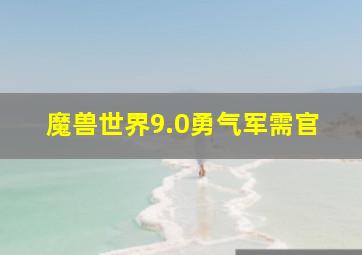 魔兽世界9.0勇气军需官