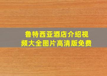 鲁特西亚酒店介绍视频大全图片高清版免费